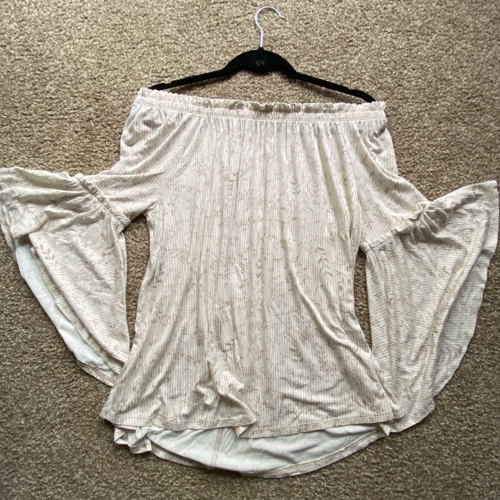 Time and Tru Off The Shoulder Shirt